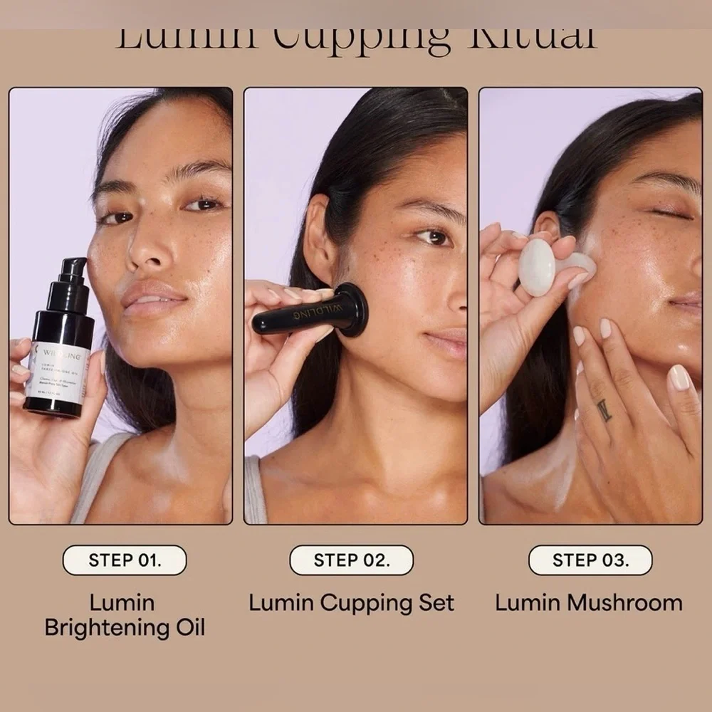 Wildling NWT Facial Cupping Lumin Collection